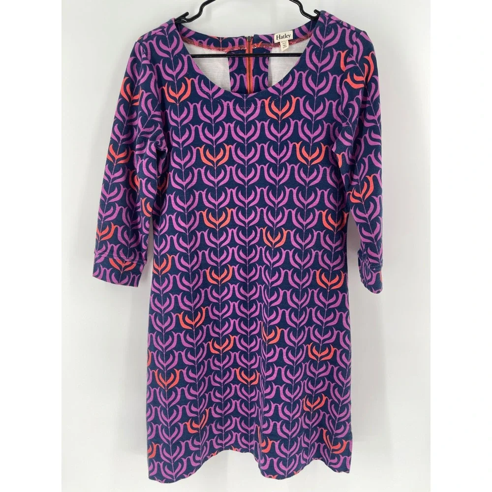 Hatley Retro Floral Sheath‎ Dress Size M
